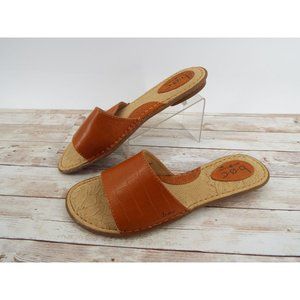 boc Born Burnt Orange Lia Slide Sandals